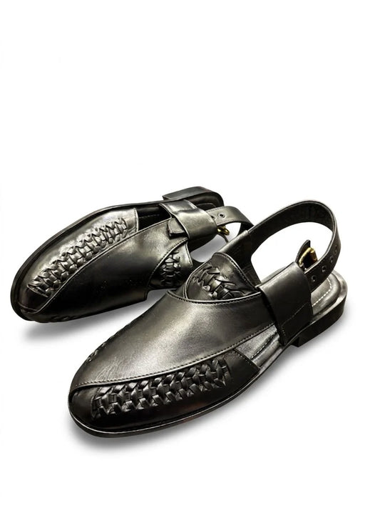 Men’s Woven Leather Huarache Peshawari