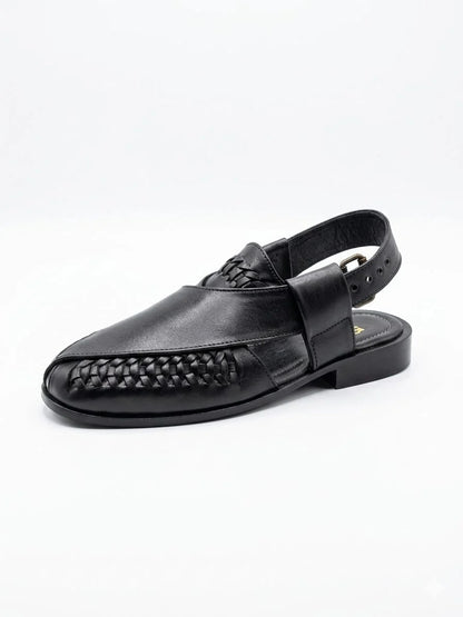 Men’s Woven Leather Huarache Peshawari