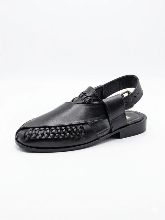 Men’s Woven Leather Huarache Peshawari