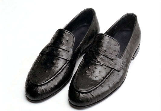 Textured  loafers: