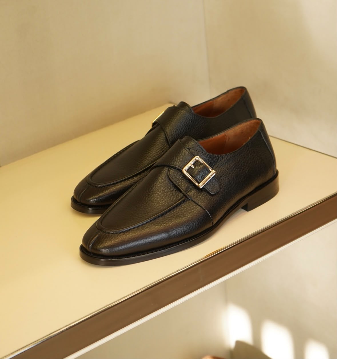 Single Monk Strap Shoes