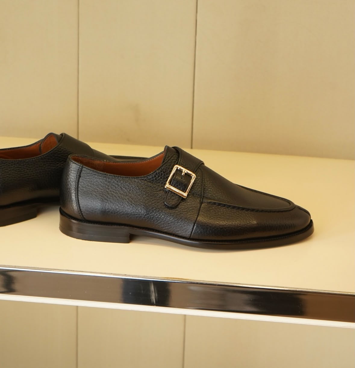 Single Monk Strap Shoes