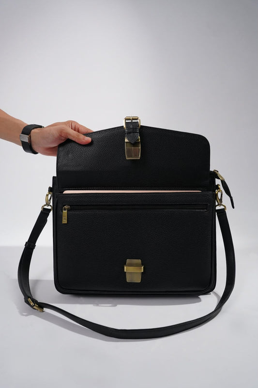Leather loptop bag