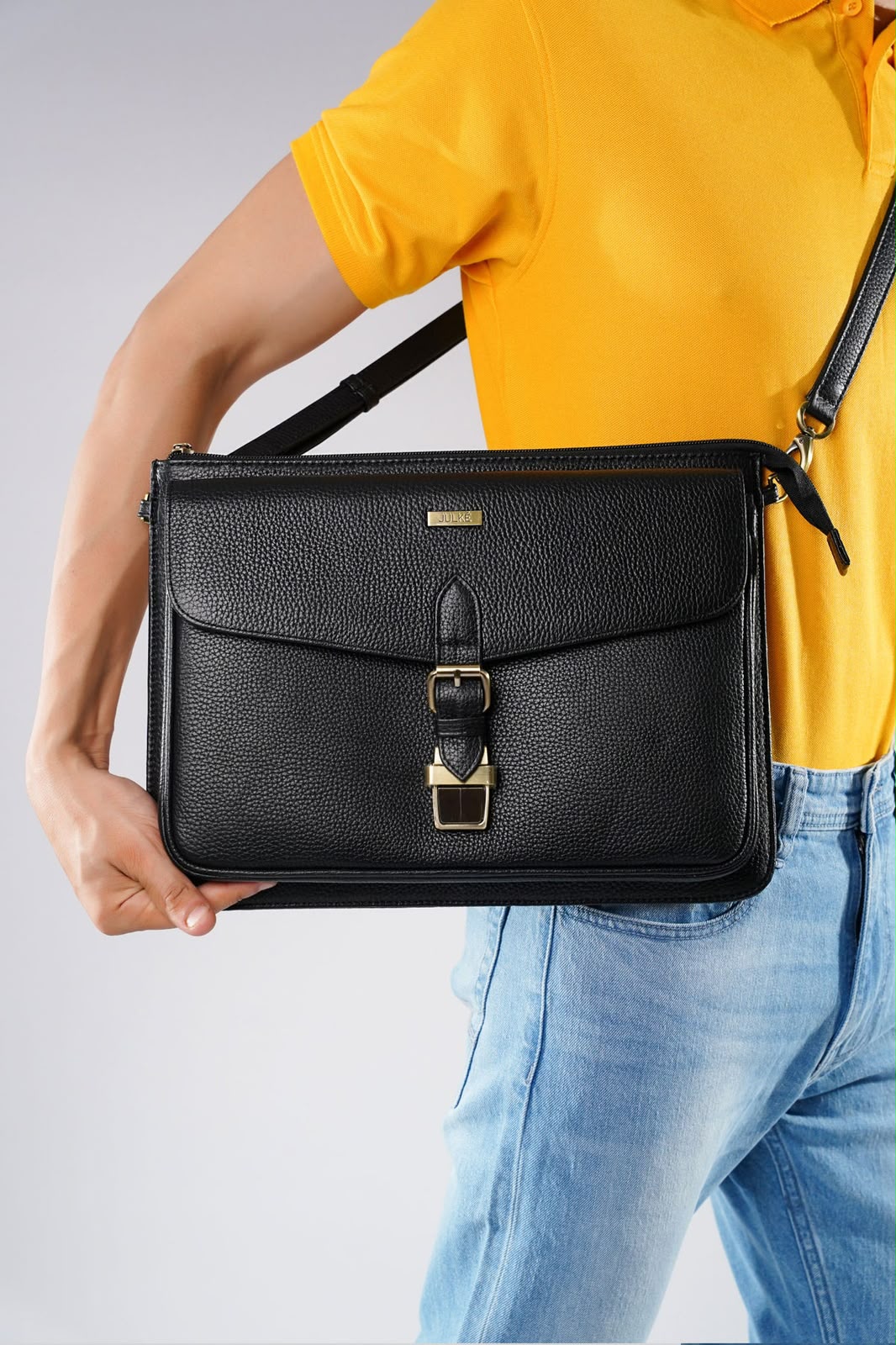 Leather loptop bag