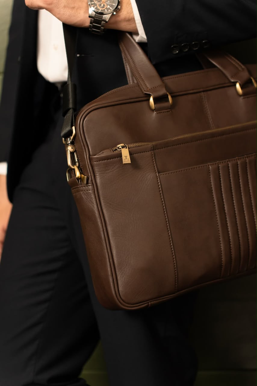 Men's Premium Leather Laptop bag