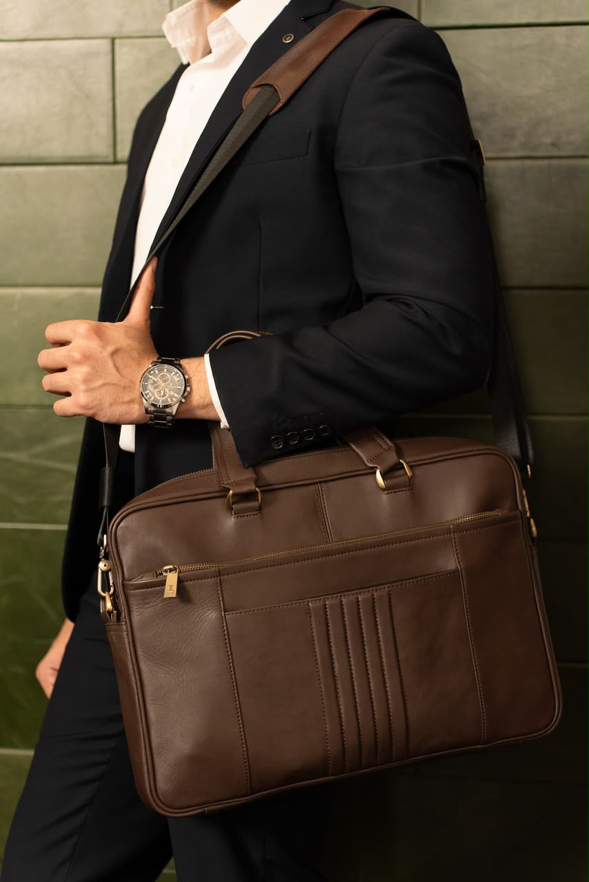 Men's Premium Leather Laptop bag