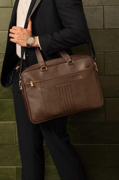 Men's Premium Leather Laptop bag